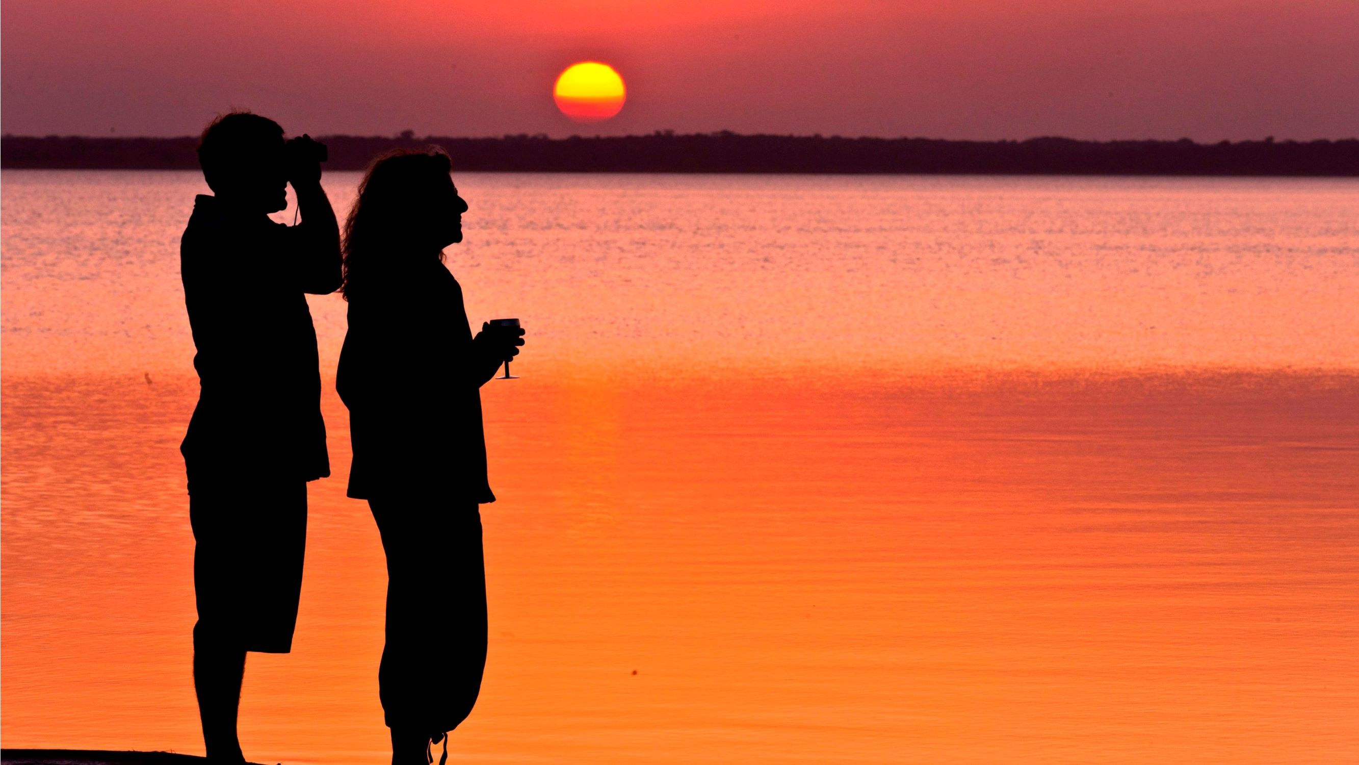 Thonga Beach Lodge Sunser At Lake Sibaya